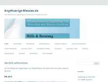 Tablet Screenshot of angehoerige-messies.de